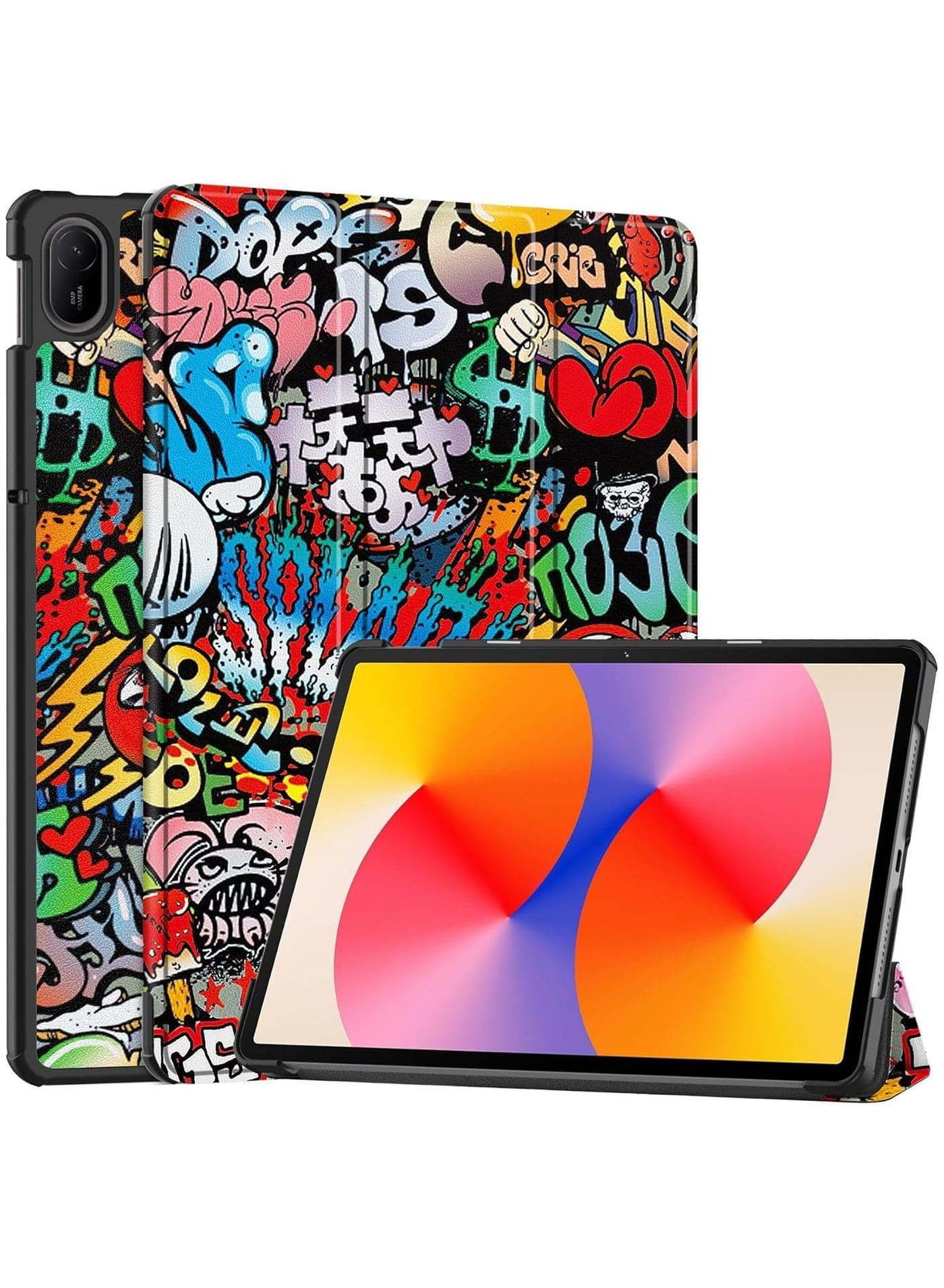 Case Compatible with Huawei MatePad SE 11 inch 2024 Cute Pattern Hard PC Back Tablet Case With Auto Sleep Wake for MatePad SE 11'' Case (TY)