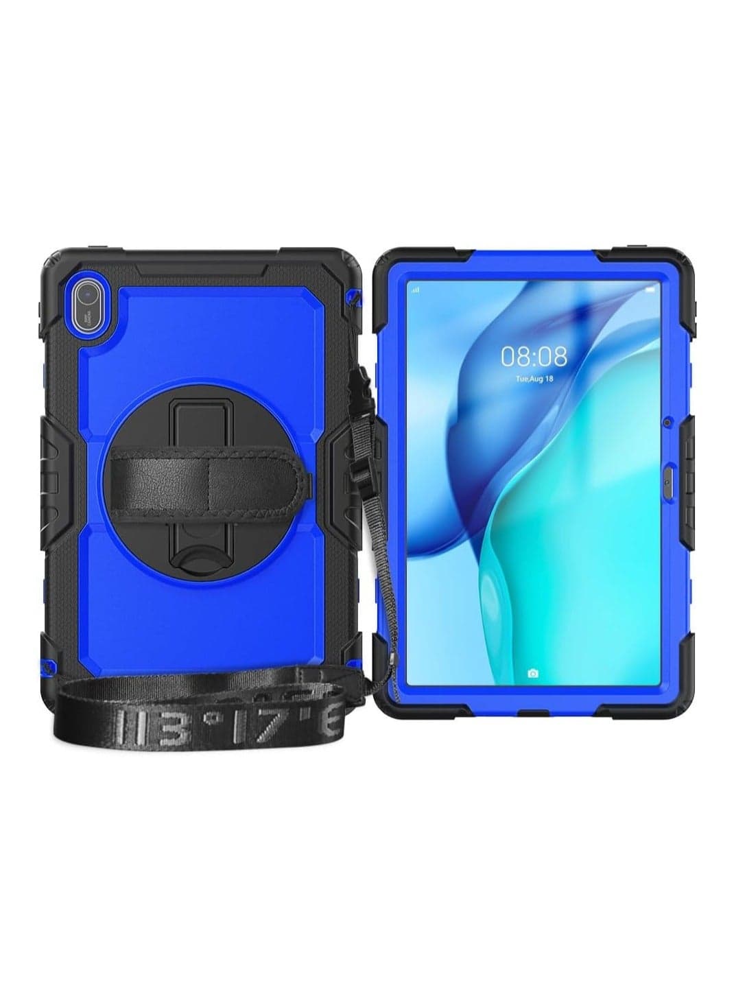 Huawei MatePad SE 11 (2024) 11-inch Protective Case 【Built-in Screen Protector】 360° Rotatable Stand Heavy-Duty Shockproof Case with Hand/Shoulder Strap