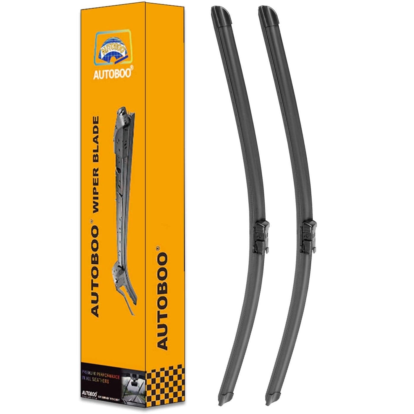 AUTOBOO 2619 Windshield Wipers Replacement for Tesla Model 3 2017 2018 2019 2020 2021 2022 2023 2024 2025 Model Y 2020 2021 2022 20232025 Original Factory Quality Pack of 2