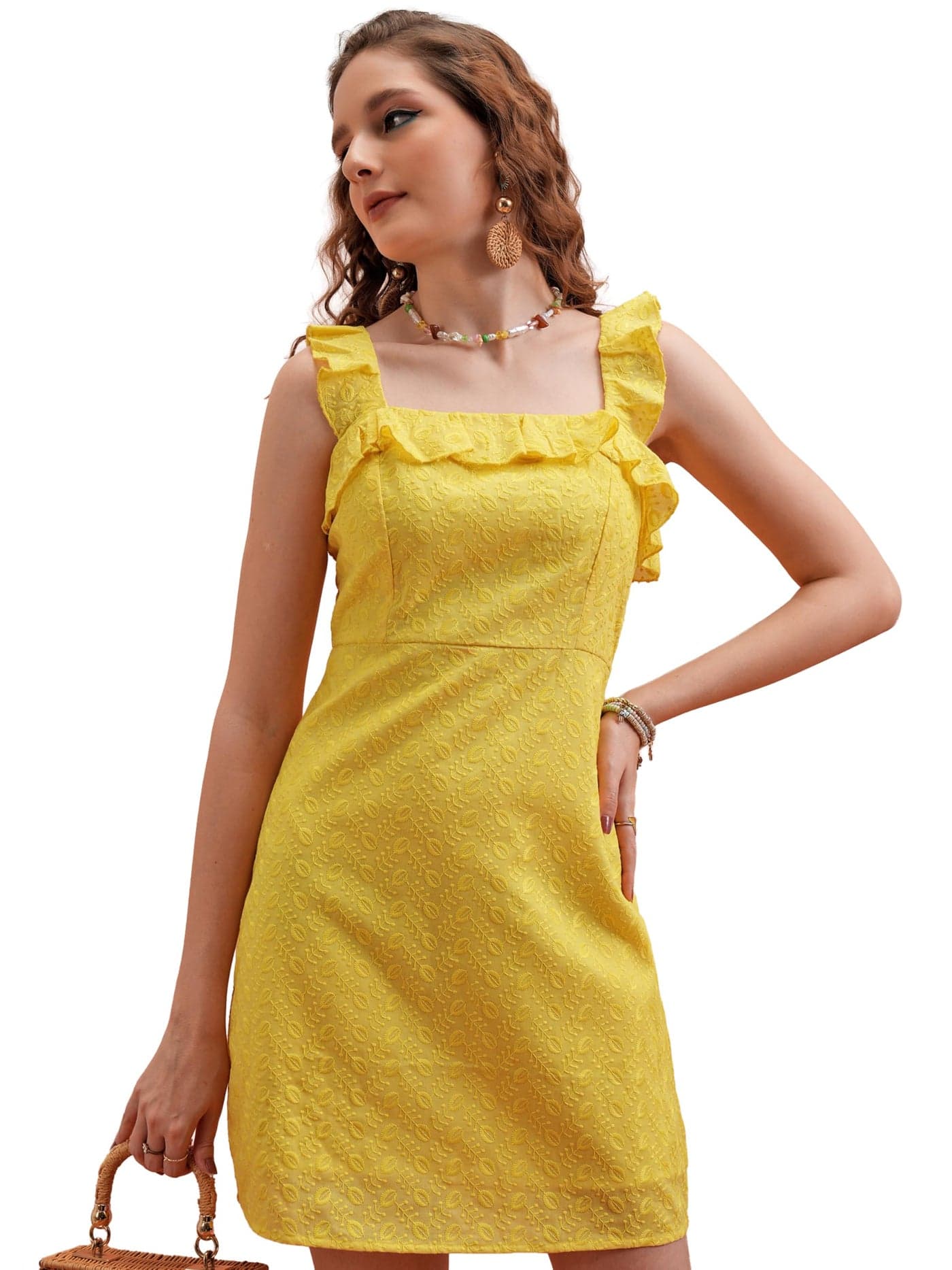 Tokyo Talkies Women Ruffled A-Line Mini Dress