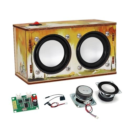 Gifts for Teen Girls Boys Science Kits for Kids Age 8101214 Crafts for Girls 812 STEM Toys Build Bluetooth Speaker Kit DIY Electronic Projects 9 11 13 15 16 Year Old Printed Wooden