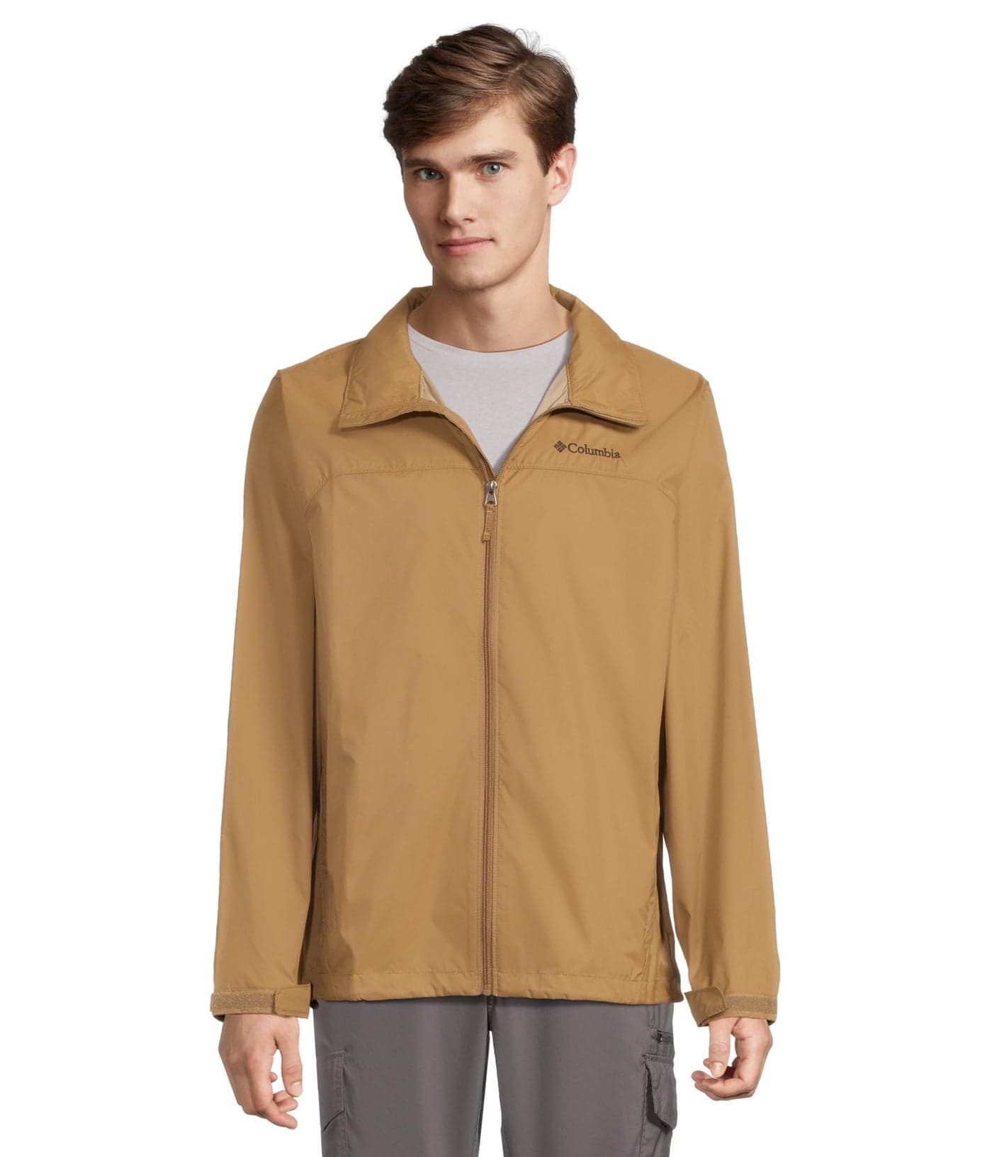 Columbia Mens Glennaker Lake II Rain Jacket Delta Small