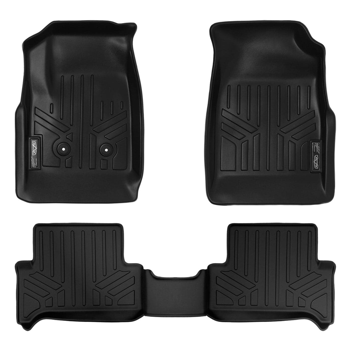 MAXLINER Custom Fit Floor Mats 2 Row Liner Set Compatible with 20152022 Chevrolet Colorado