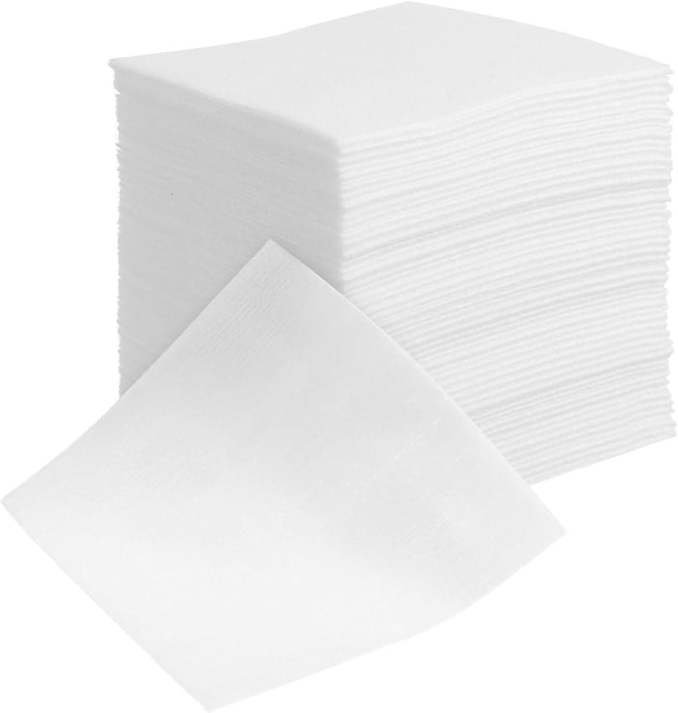 LIFTOFF Non-Woven Disposable Face Cleaning Cloth | Beauty Towel | Dry Wipe | For Cleansing Facial Makeup Removal | Saloon Parlour Facial Tissues Multipurpose Napkin -8x8 Inc. Pack of 100
