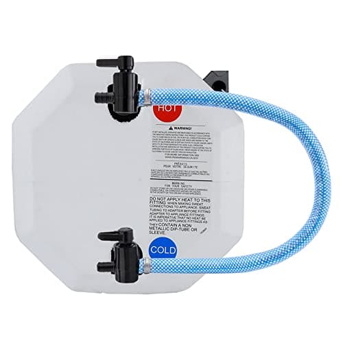 RecPro RV Water Heater Bypass Kit Pressurized Hose and Fittings Winterizing Made Easy