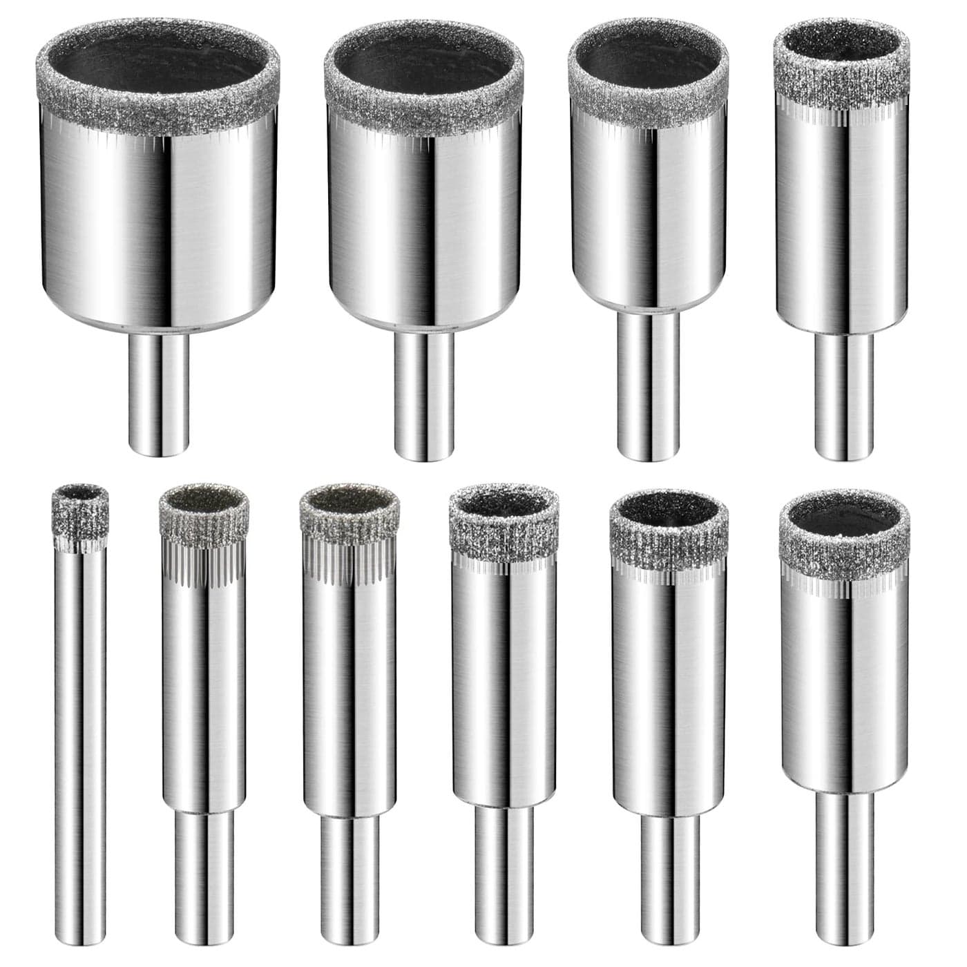 Diamond Drill bits 15 PCS Diamond Hole Saw Drill Bit Set for Tile Pot Glass Drill bits for Ceramic Bottles Porcelain Marble Granite Stone