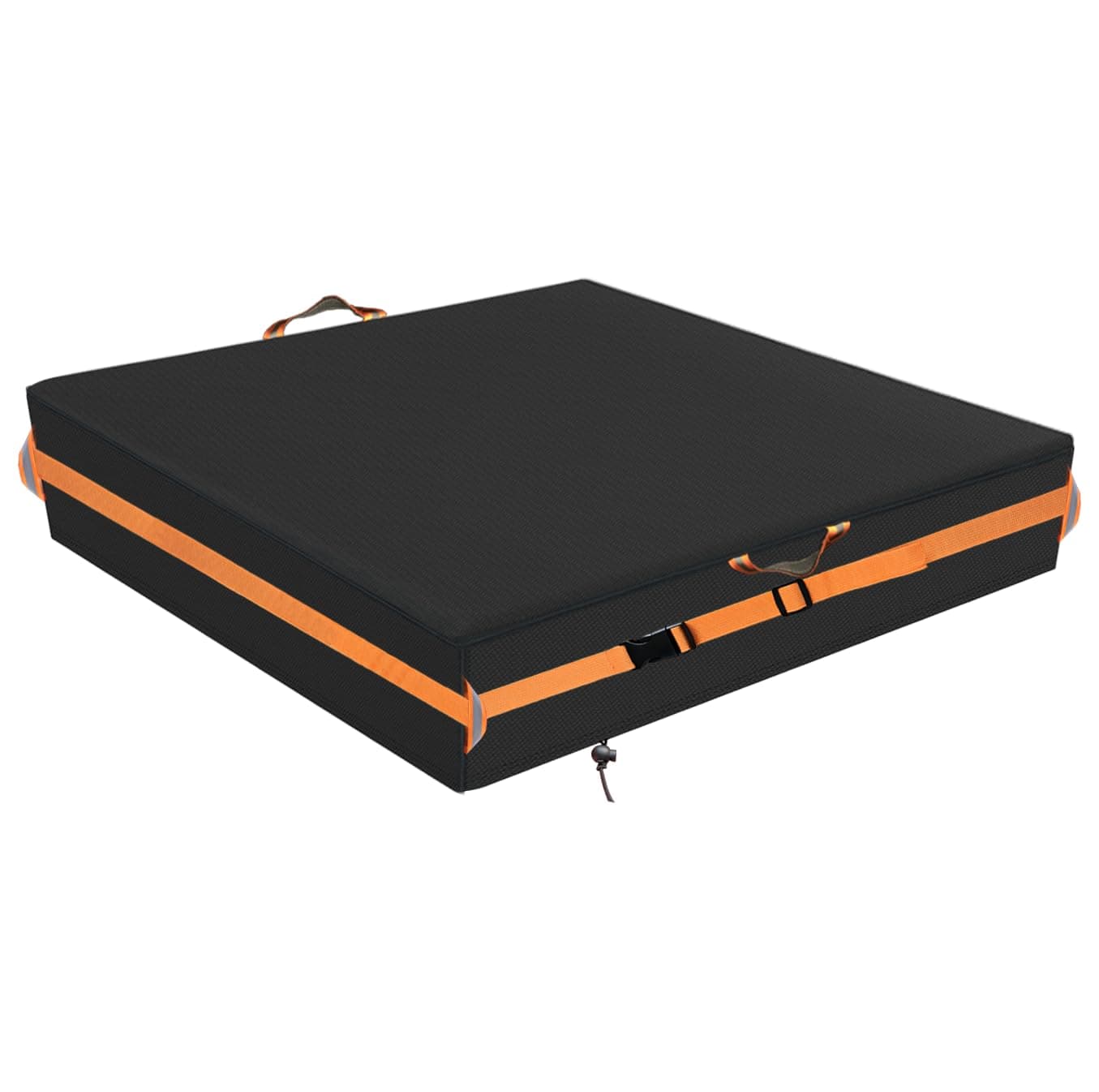 Sandbox Cover, Square Sandbox Cover Waterproof, Outdoor Toddler's Sand Box Covers for Sand Protection (97" L×97" W×11" H,Black)