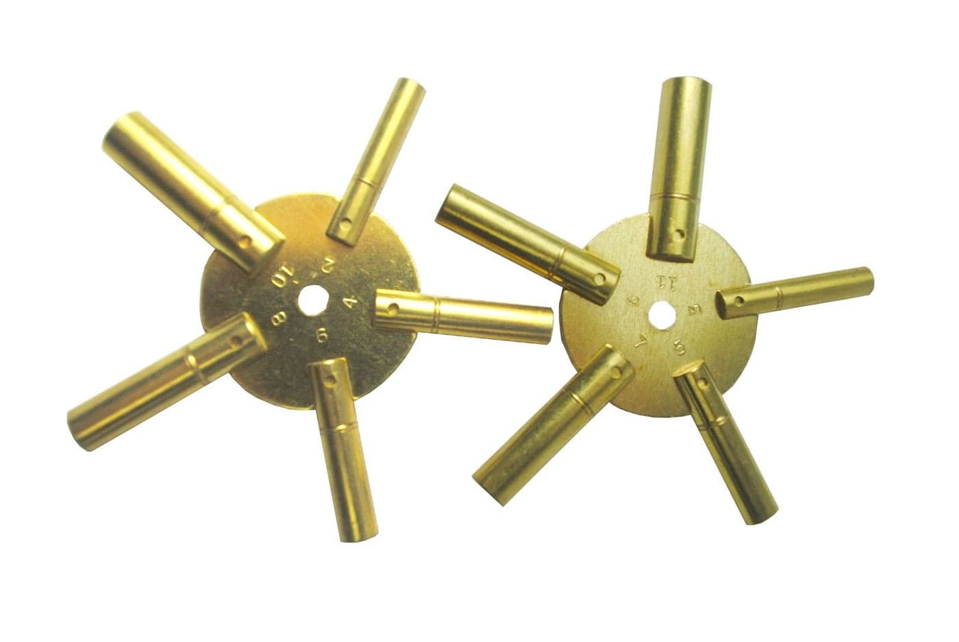 Brass Blessing Clock Winding Key Set 5025