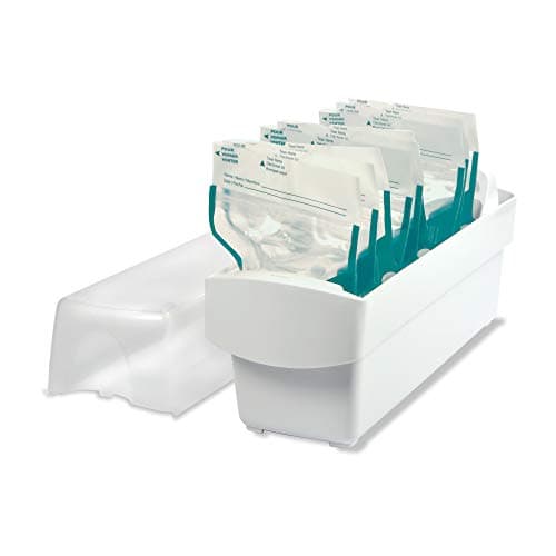 The First Years Breastflow Breast Milk Freezer Storage Organizer Freezer and Refrigerator Shelf Organizer for Breast Milk Storage Bags Holds 10 Breast Milk Bags Breastfeeding Essentials