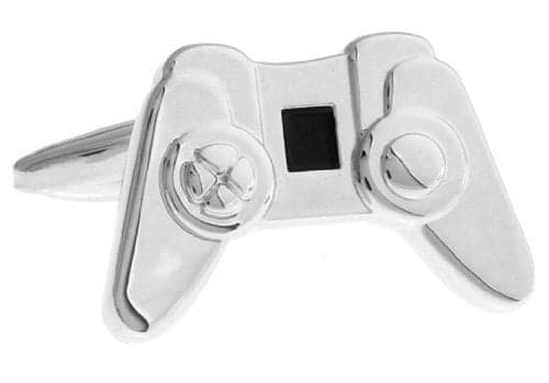 MRCUFF Computer Video Game Controller Pair Cufflinks in a Presentation Gift Box & Polishing Cloth