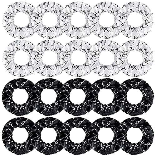 WILLBOND 20 Pcs Sport Hair Scrunchies Gifts Sports Scrunchy Elastic Silk Satin Scrunchies Hairband Ponytail Holder for Women Player Team Accessories(Field Hockey)