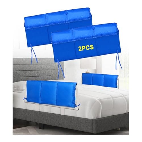 NEAUDE Bed Rail Covers for Hospital Bed Elderly Adults Bumper Seniors Guard Rail Bumpers Pads Bed Protector Side Padded Cover Bed Rail Padding Rails Not Included, Padded Cover Only (32x12inch, 2 PCS)