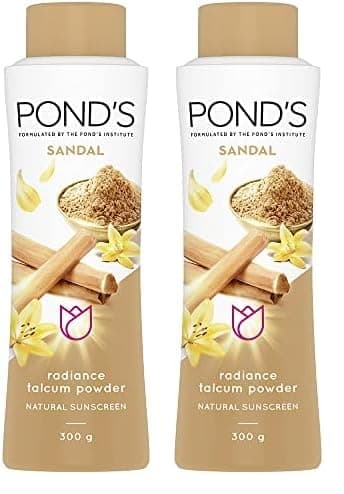 PONDS Sandal Radiance Talcum Powder Pack of 600 g