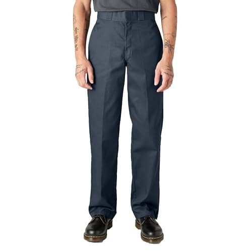 Dickies Men's Original 874 Work Pant, Dark Navy, 40W x 32L