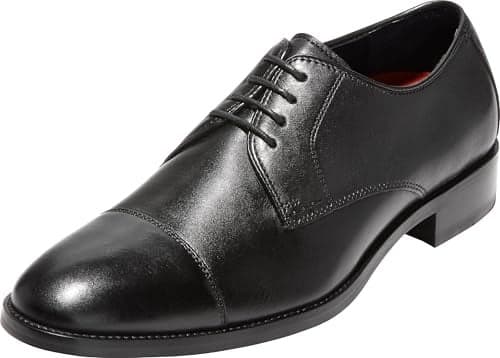Cole Haan Men's Lenox Hill Cap Oxford,Black,8.5 M US