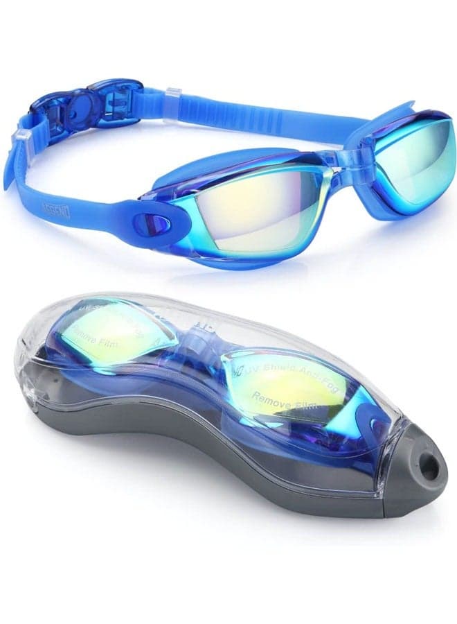 Swim Goggles, Swimming Goggles No Leaking Full Protection Adult Men Women Youth