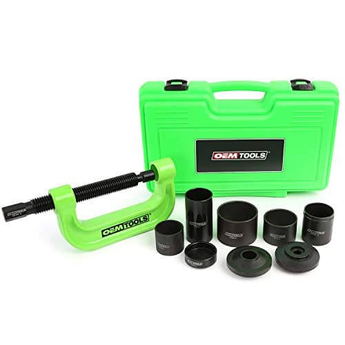 OEMTOOLS 37089 Ball Joint Press Kit, U Joint Removal Tool, Heavy-Duty Ball Joint Removal Tool, Steel C-Clamp for 4WD Trucks, Rust-Resistant Ball Joint Tool