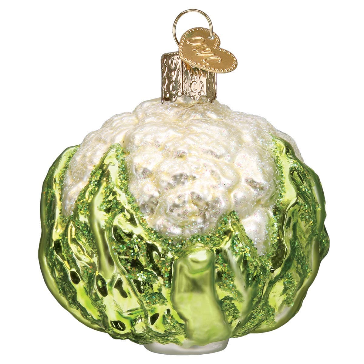 Old World Christmas Cauliflower Glass Blown Ornaments for Christmas Tree