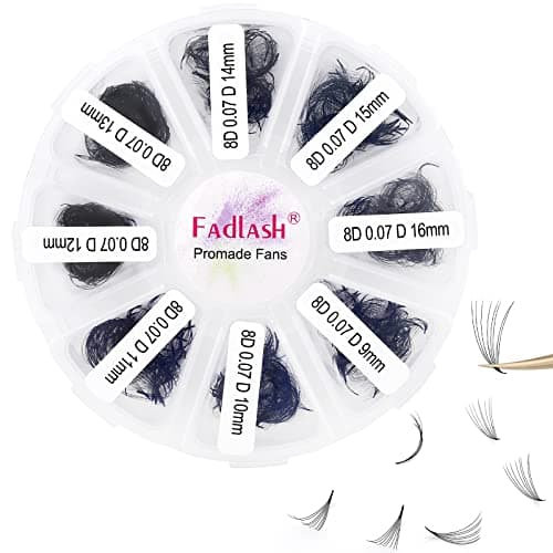 Volume Lash Extensions 1000pcs Premade Fans Eyelash Extensions Promades Eyelash Loose Fans Pointed Base 5D8D10D12D14D16D 916mm1520mm Mixed Tray Avalible 8D007D 916mm