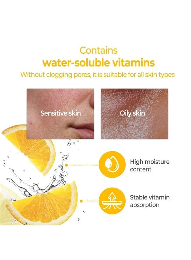 Pure Vitamin C Serum | Facial Skin Care Products - Korean Skincare Glow Face Serum| K Beauty Serum Face Care for Skin Brightening, Hydrating & Lighten up Dark Spots - Pack of 1 (0.7 oz)
