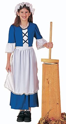 Rubies Colonial Girl Costume Dress for Kids Girls Medium