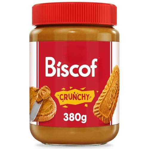 Bis'cof Crunchy Caramelised Biscuit Spread, 380g (Imported UK)