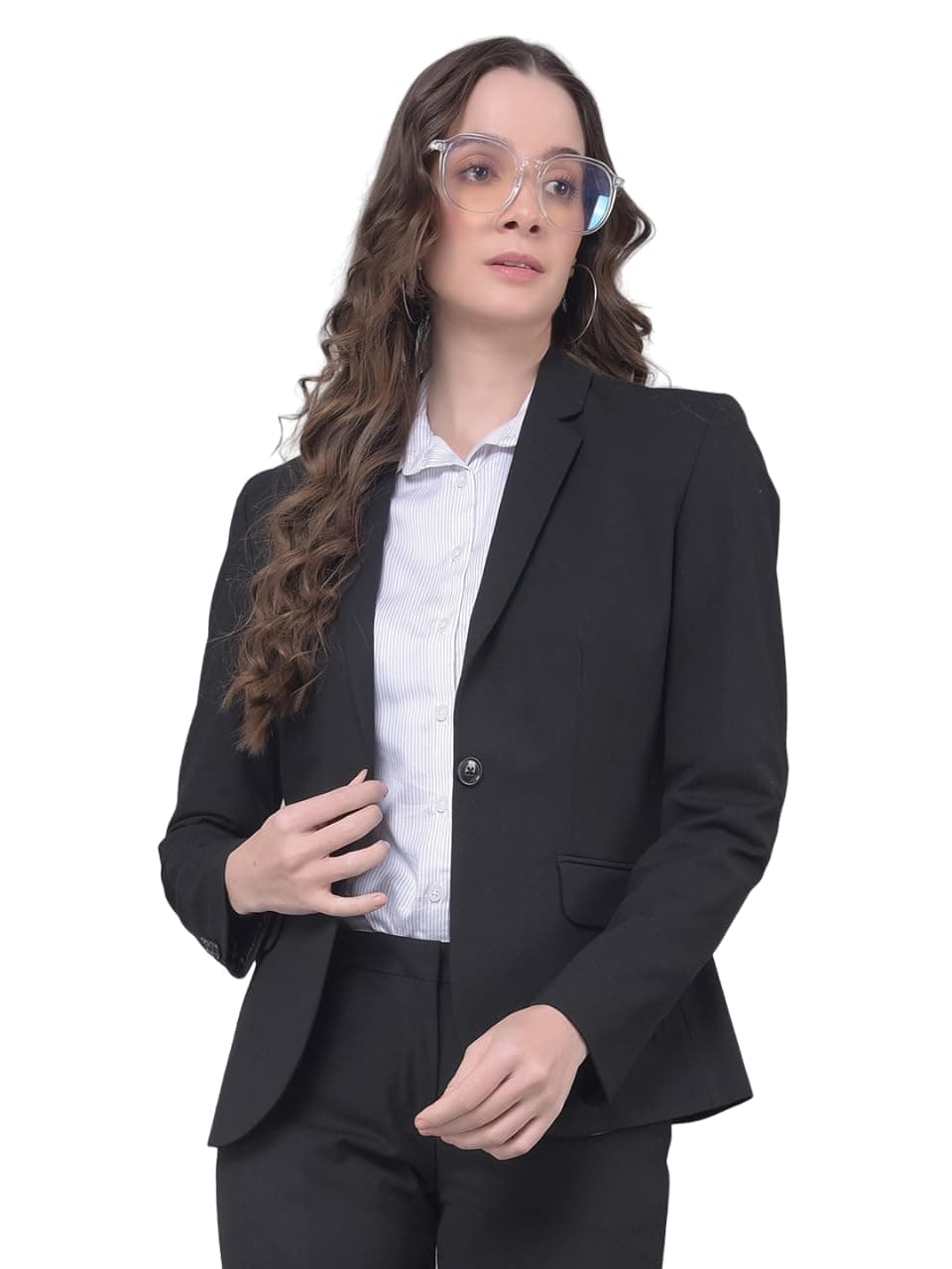 PERFECT PRODUCTIONS Black Casual Blazer,Comfy Blazer,Long Sleeve Blazer,Classic Tailored Blazer, Blazer for Women, Formal Blazer05,Classy Blazer for Women.