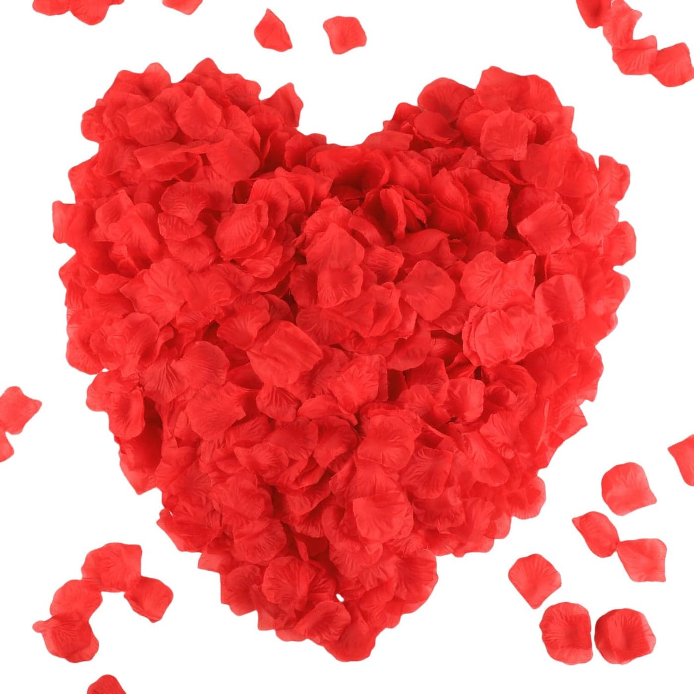 CODE FLORIST 1500 PCS Red Silk Rose Petals for Valentines DayRomantic NightWeddingProposal Anniversary Flower DecorationsSeparatedScented