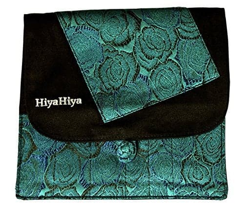 HiyaHiya Stainless Steel Interchangeable 5-inch Knitting Needles Set, Small Tip Sizes US 2-8, Includes 7 Tip Sets, Cables & Grips, Brocade Case, HiyaHiya Brand
