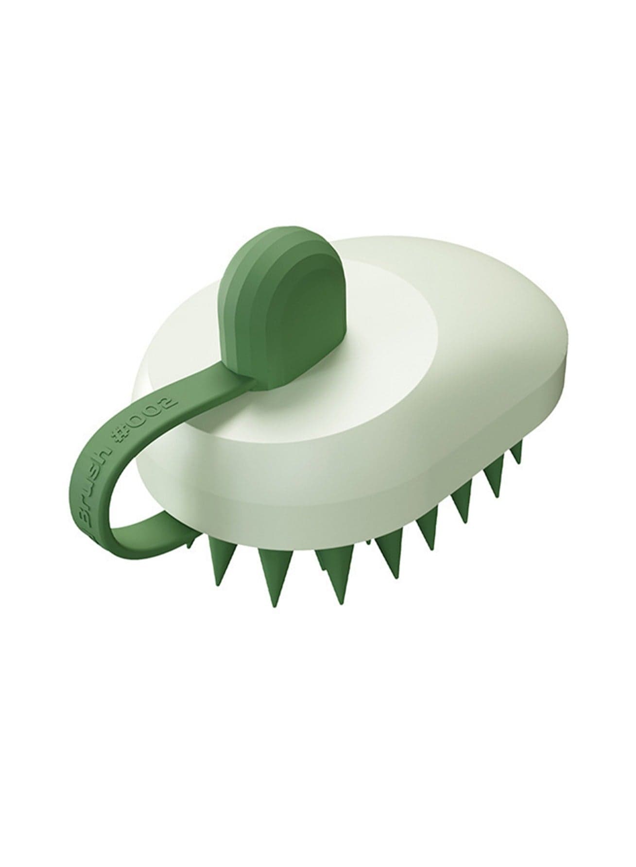Multifunctional Adult Massage Shampoo Brush Mouse-shaped Wet And Dry Dual-use Bath Brush With Handle Scalp Cleaning Brush