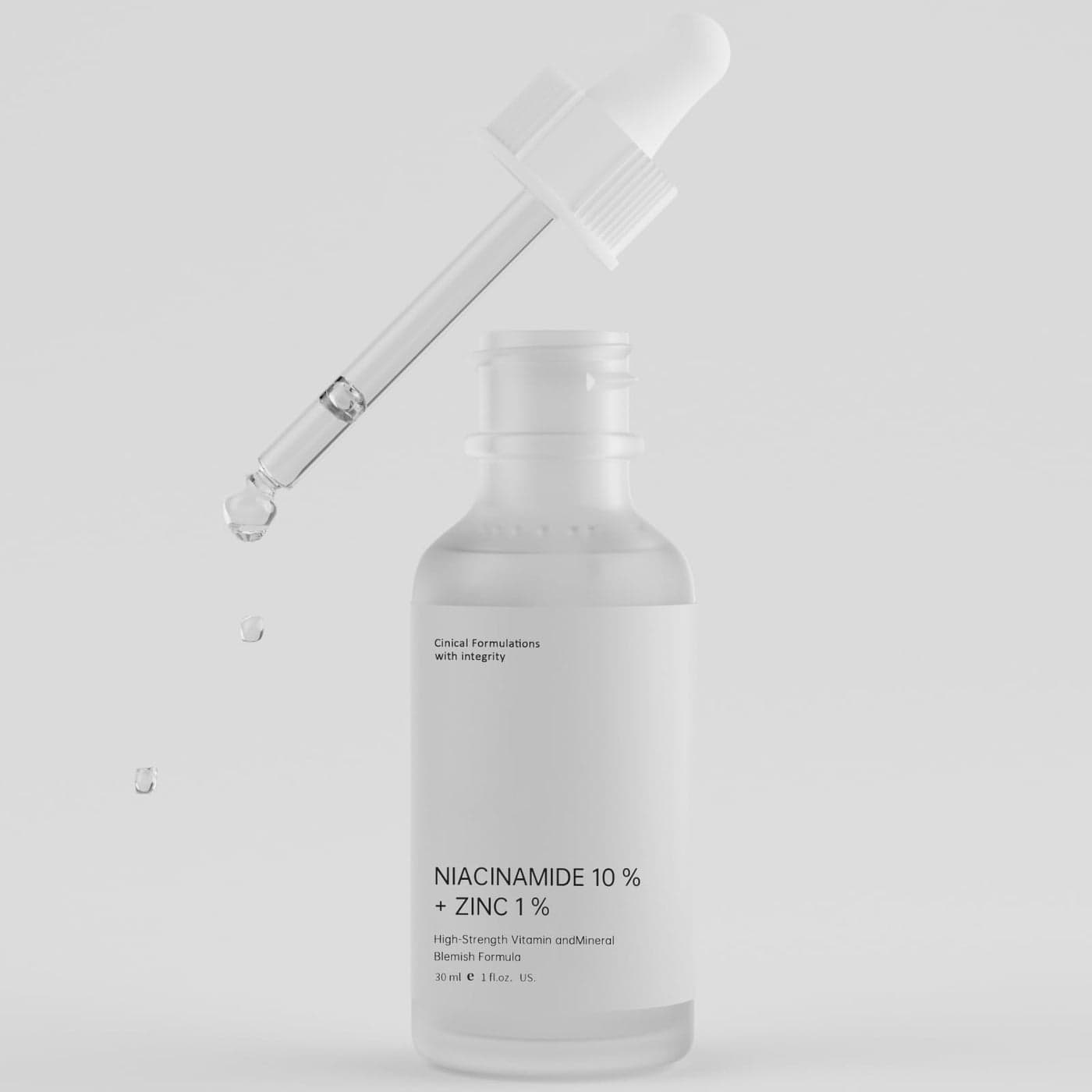Niacinamide 10 Zinc 1 Serum for Face 30ML1 Fl Oz Antiaging Niacinamide Zinc Serum for Women Facial Serum For Acne Pores Fine Lines