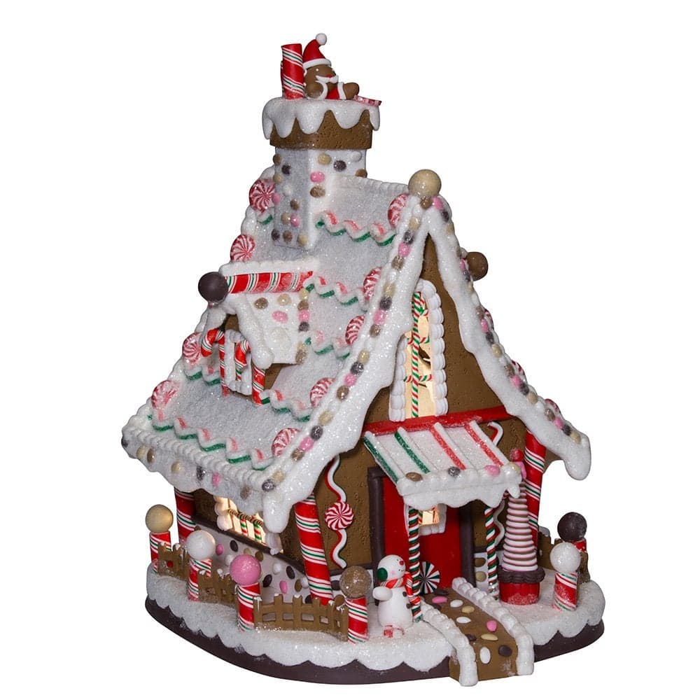Kurt Adler 12Inch Lighted Christmas Gingerbread House