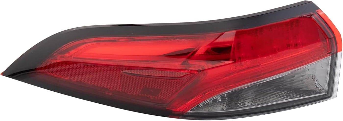 TRQ Left Outer Rear Tail Light Assembly for 2020-2022 Toyota Corolla