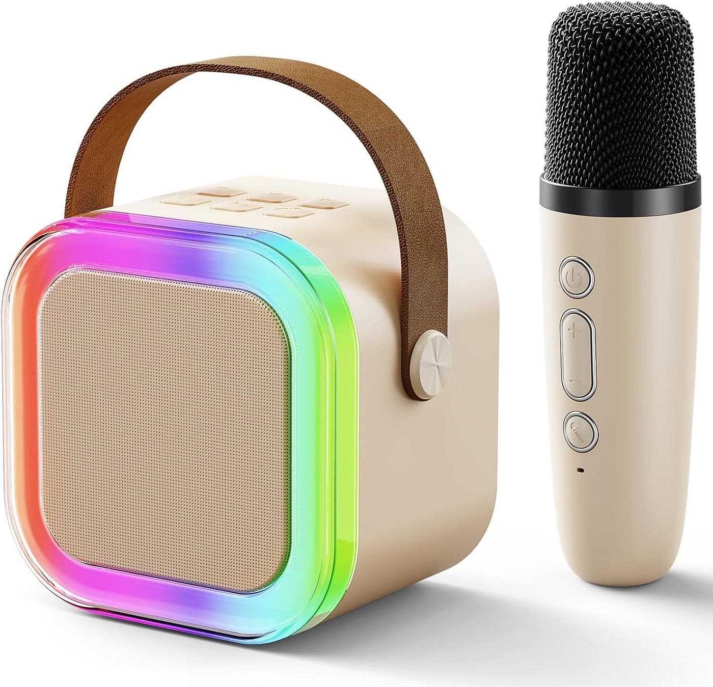 Boosty Mini Karaoke Machine with Wireless Microphone: Kids Christmas Birthday Gifts for 4 5 6 7 8 9 10 Year Old Boys Girls Toys