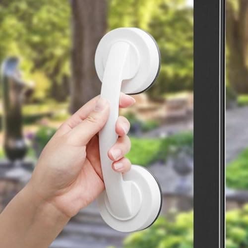 KAFENDA Strong Suction Cup Handle is Suitable for Glass Doors and Windows, as Well as cabinets. It Features a Seamless Installation, is Washable, and can be reused