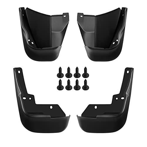 SPEEDWOW Mud Flaps,Fit for 1996-2000 Honda Civic (Not fit Side Skirts),Front and Rear 4Piece/Set(No Drilling Required)