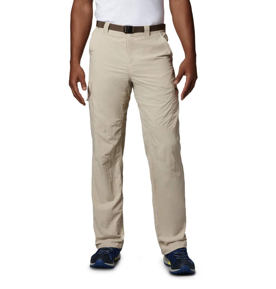 Columbia Men's Silver Ridge Cargo Pant, Fossil, 38W x 34L