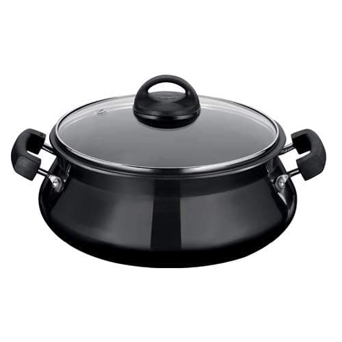 Premier Hard Anodised Aluminium Trendy Black Handi Mini (Code-109020), Compact, Durable and Stylish Cookware for Efficient Cooking. Ideal for Small Families and Singles