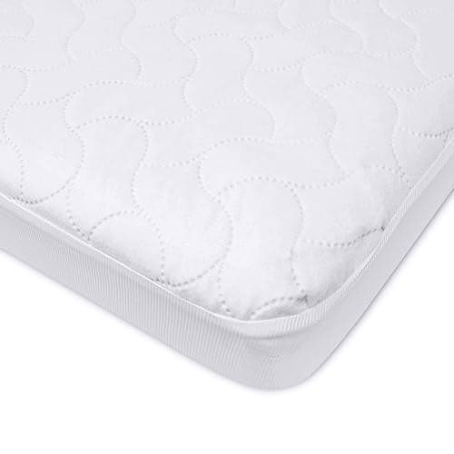 American Baby Company Waterproof Fitted Pack and Play Mattress Protector 39" x 27" - Quilted, Noiseless, Soft & Breathable Playpen and Pack n Play Mattress Cover