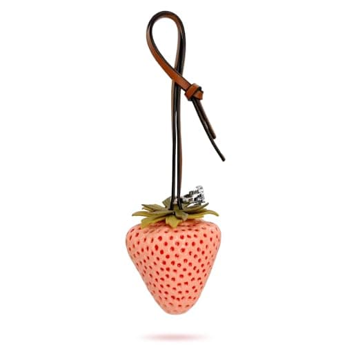 SOPKTA Bag Charm Keychain - Cute Purse Charms for Women, Handbag Accessories - Personalized Gift for Mom, Daughter, Valentine, Christmas -little strawberry-pink