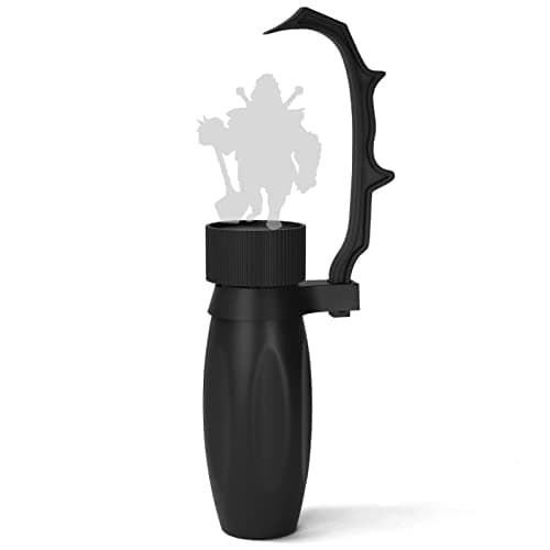WH01 Painting Handle for Wargame Miniautres with Model Bases Black