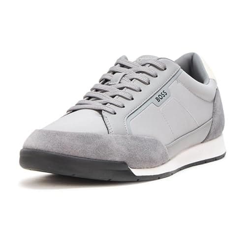 BOSS, Nitan Low Profile Sneaker, Grey Microchip, 13