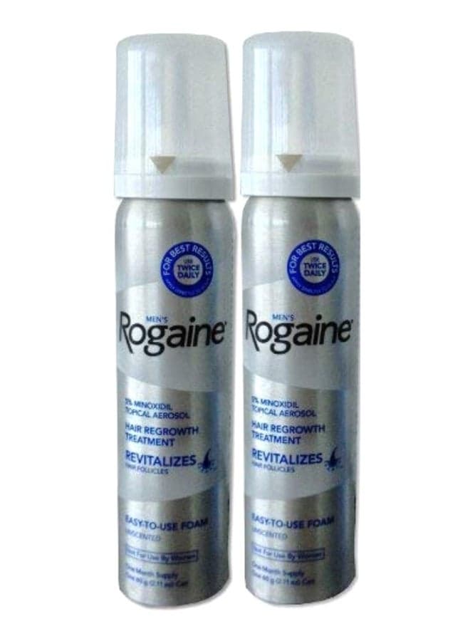 2-Piece Minoxidil Topical Hair Regrowth Treatment Set