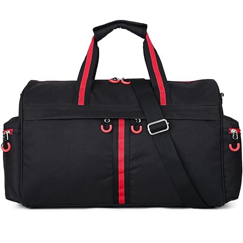 KUI WAN Gym Bag for Women and Men 35L Small Travel Bag for Sports Gyms and Weekend Getaway with Wet Clothes Compartments Mini Heavy Duty Duffel Bag