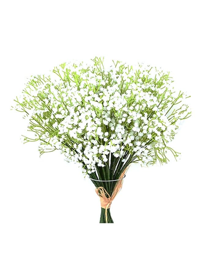 Artificial Gypsophila Baby Breath Flowers Green/White