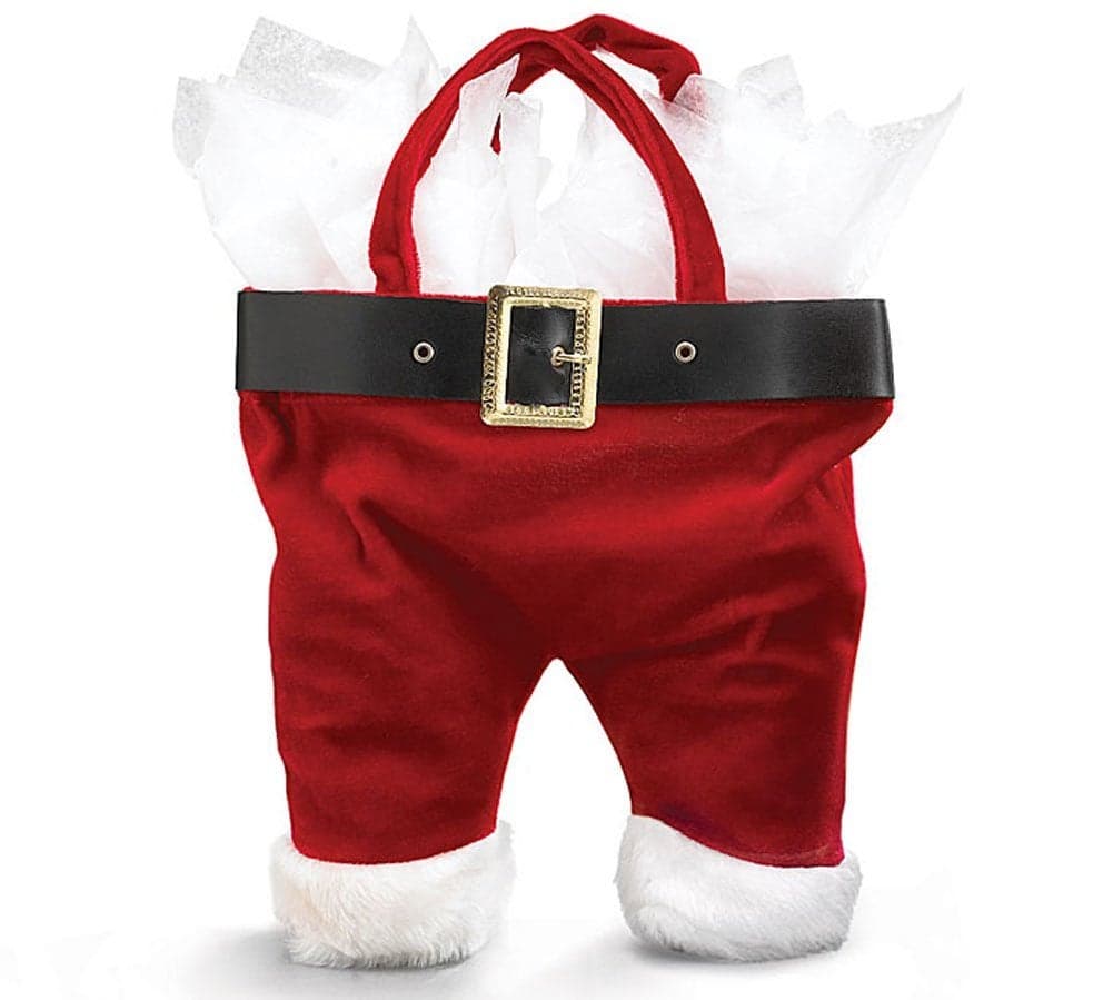 Burton Burton Santa Pants One Size Tote Bag for Wine Bottle Red