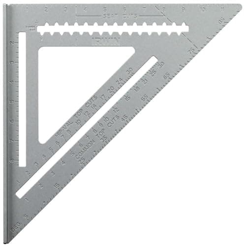 IRWIN Tools Rafter Square Aluminum 12Inch 1794465 Silver