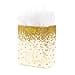 Hallmark 6 Small Gift Bag with Tissue Paper Gold Glitter Cheers for Valentines Day Engagements Weddings Retirements Holidays and More
