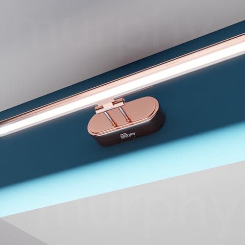 Murphy 6W 3-in-1 Color Changing Full Copper Finish LED Mirror Picture Wall Light,Bathroom Vanity Led Mirror Light with 2 Year Warranty (Cool White/Warm White/Natural White)-Pack of 3