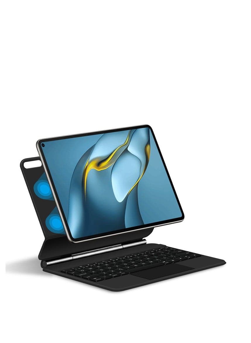 Bilingual Magic Keyboard For Huawei Matepad Pro 11-inch 2022/2024 Magnetic Back Cover Smart Trackpad Backlit Keyboard Wireless Keyboard Case